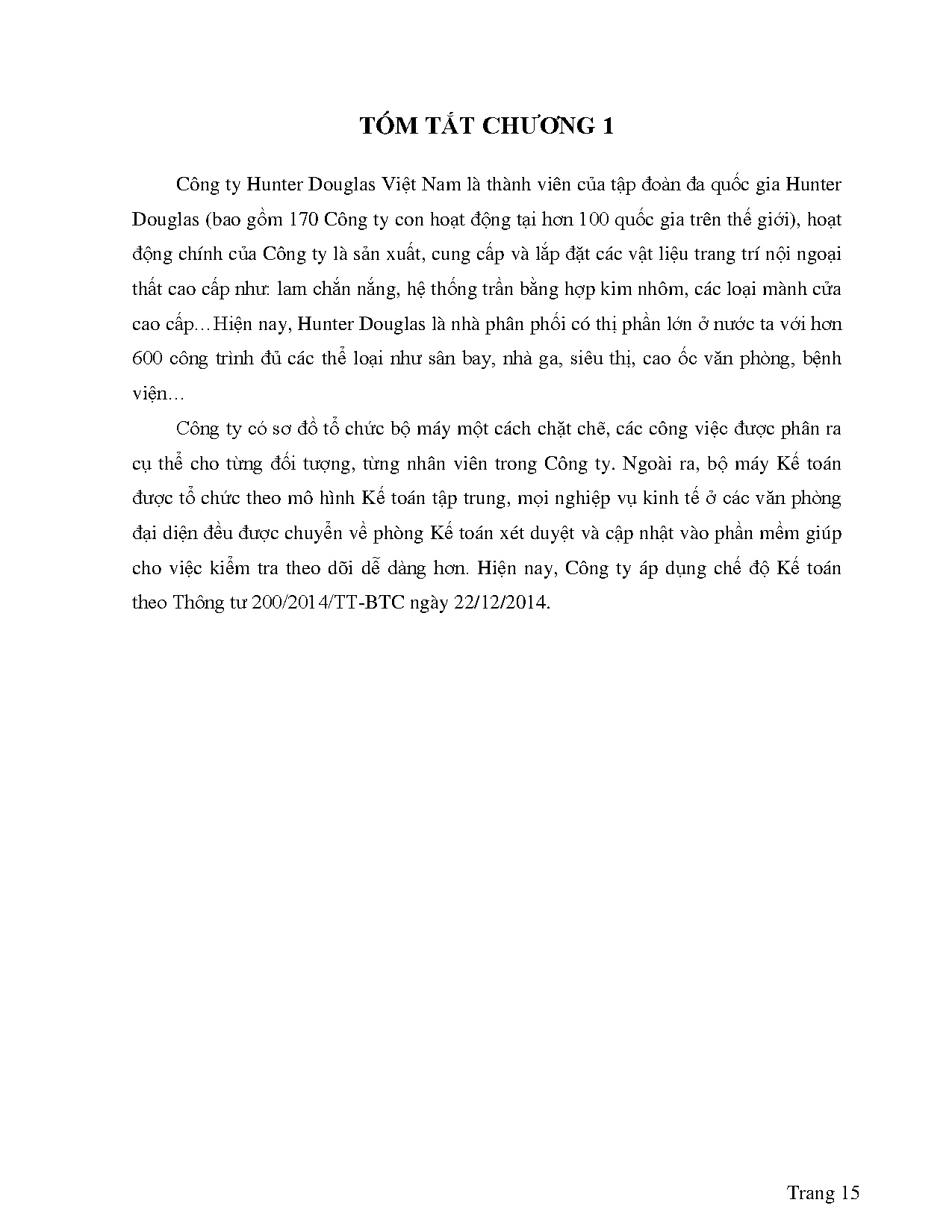 Đồ án tốt nghiệp - Hoàn thiện công tác kế toán xác định kết quả kinh doanh quý 03/2016 tại CTHDVN - Trang 28