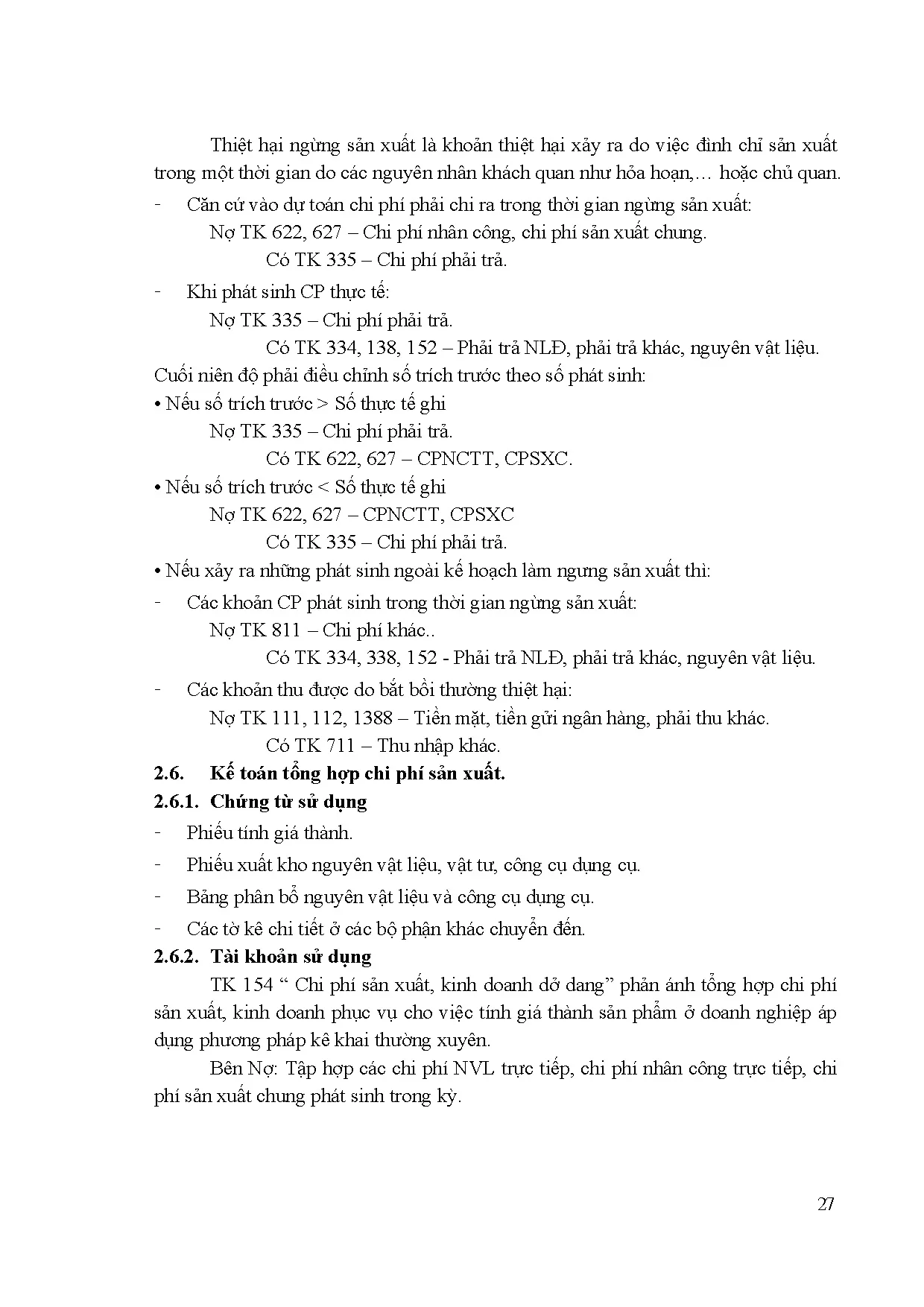 Đồ án tốt nghiệp - Kế toán tập hợp chi phí sản xuất và tính giá thành sản phẩm tại Công ty TCTCKHP - Trang 39