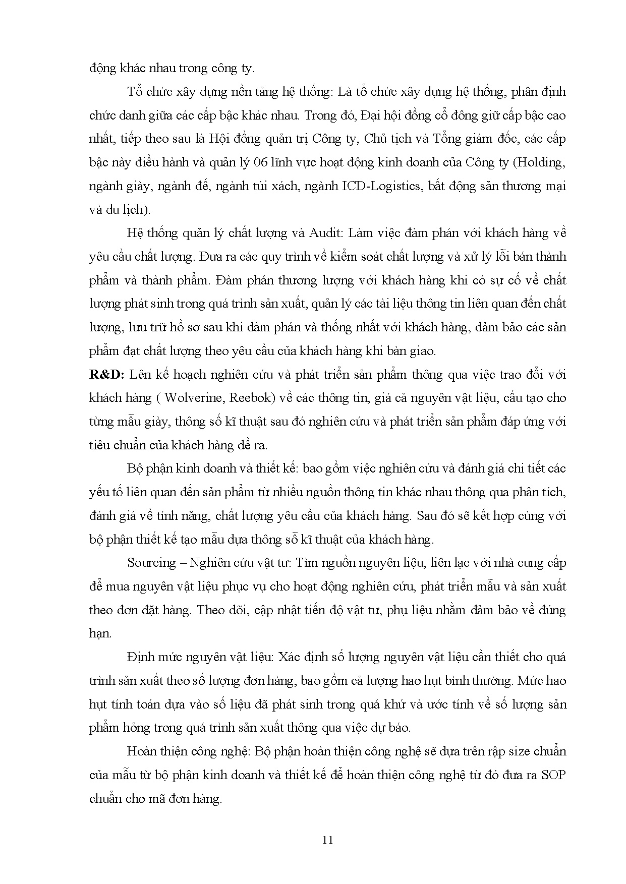 Đồ án tốt nghiệp - Nâng cao hiệu quả hoạt động triển khai quy trình chuẩn: Áp dụng tại GĐSXMM - WTG - Trang 20