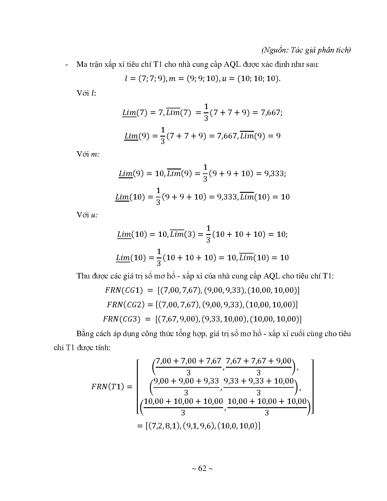 Đồ án tốt nghiệp - Áp dụng phương pháp FRN Swara và FRN Aras để đưa ra quyết định đa TCTVLCNCCCCTNTA - Trang 74