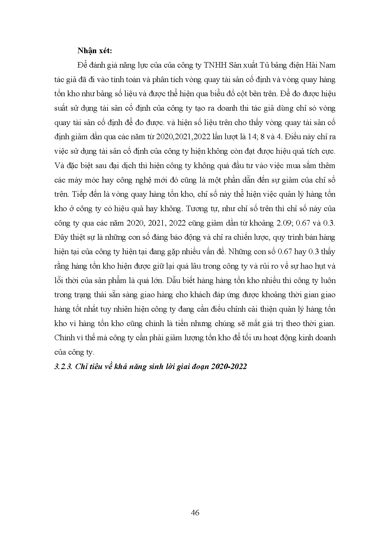 Đồ án tốt nghiệp - Hoàn thiện quy trình bán hàng của bộ phận kinh doanh tại Công ty TNHH sản XTBĐHN - Trang 57