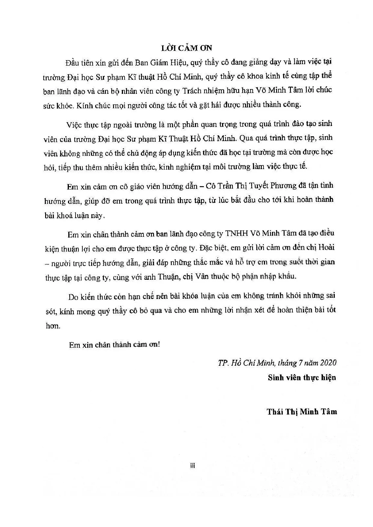 Đồ án tốt nghiệp - Hoàn thiện công tác xuất khẩu tại công ty TNHH Võ Minh Tâm - Trang 2