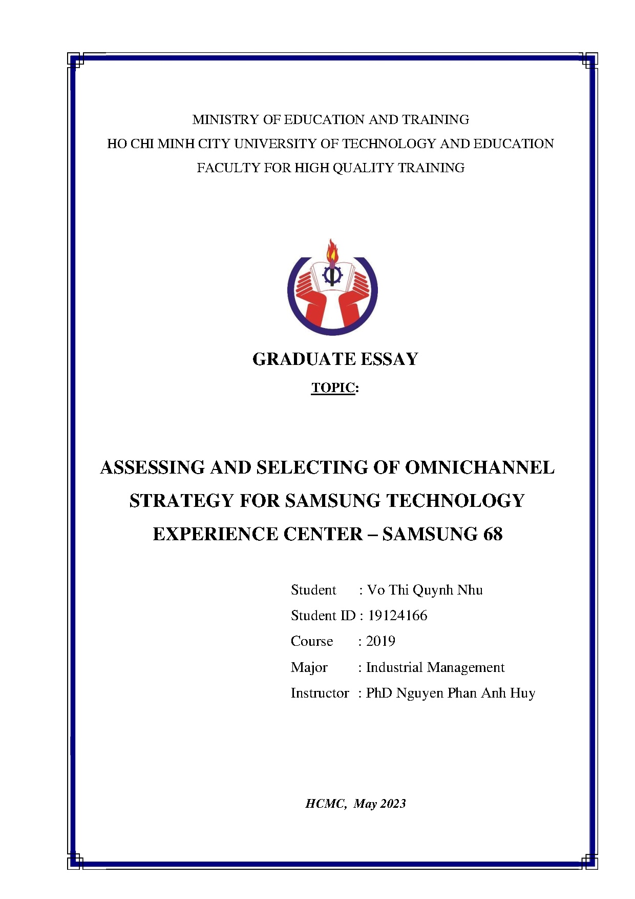 Đồ án tốt nghiệp - Assessing and ing of omnichannel strategy for Samsung technology EC - S 6