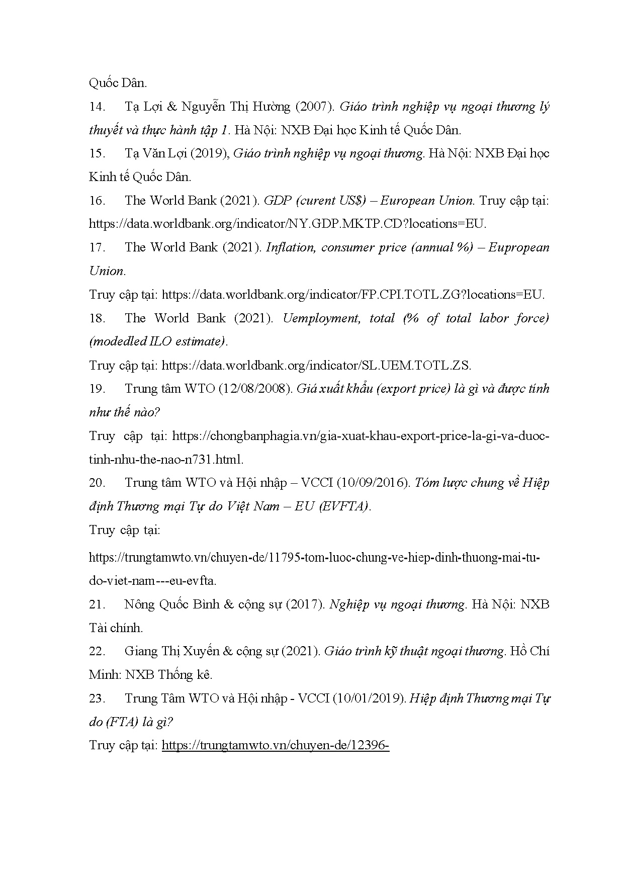 Đồ án tốt nghiệp - Giải pháp thúc đẩy hoạt động xuất khẩu thép Việt Nam sang thị trường EU TBCHĐE - Trang 86