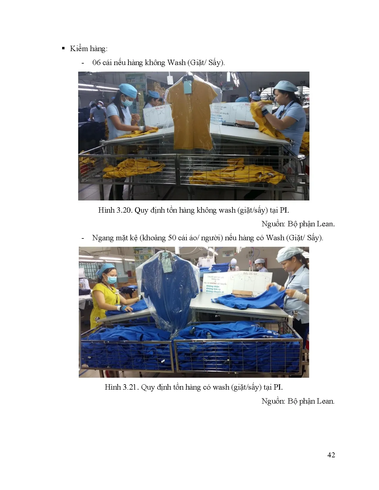 Đồ án tốt nghiệp - Cải tiến LEAN tại chuyền sản xuất Công ty Asia Grament Manufacturer Việt N - EVN - Trang 57