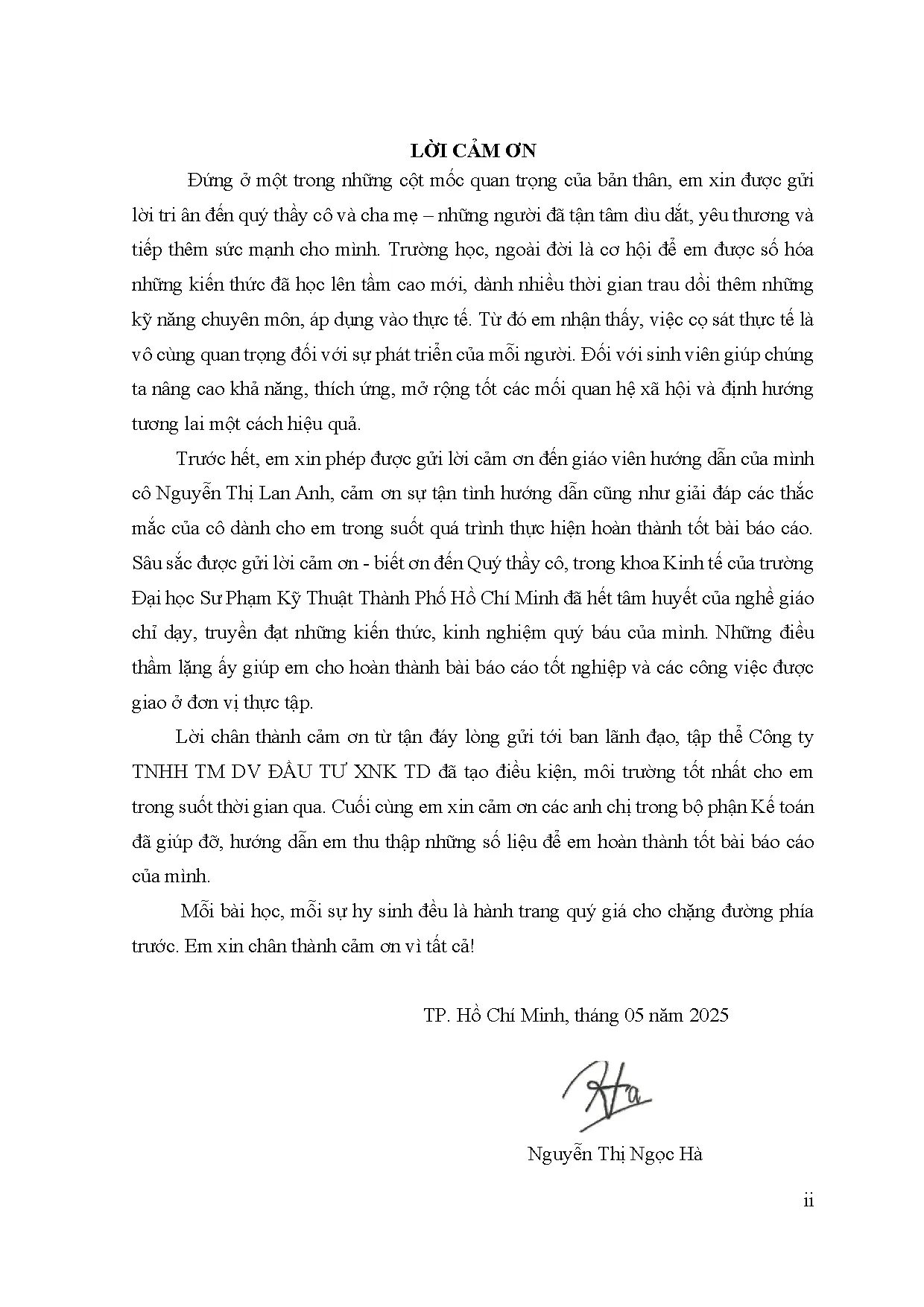 Đồ án tốt nghiệp - Kế toán doanh thu, chi phí và xác định kết quả kinh doanh tại Công ty TNHH TDĐTXT - Trang 3