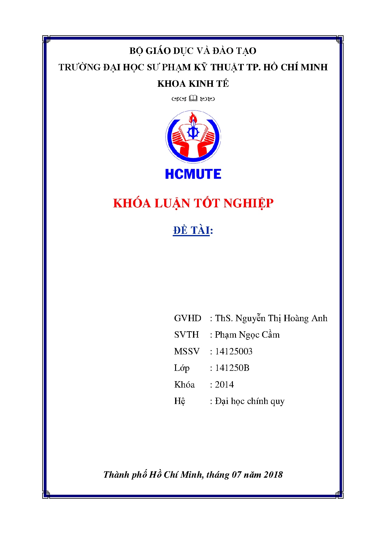Đồ án tốt nghiệp - Kế toán doanh thu, chi phí và xác định kết quả hoạt động kinh doanh tại TCTCPPP