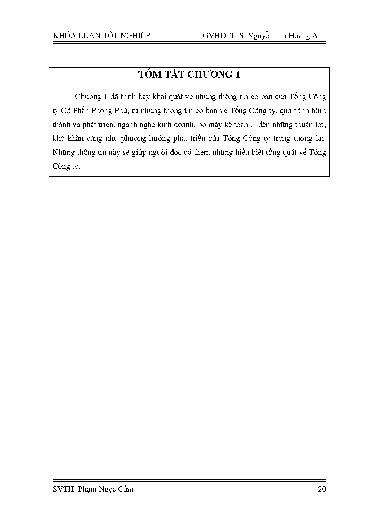 Đồ án tốt nghiệp - Kế toán doanh thu, chi phí và xác định kết quả hoạt động kinh doanh tại TCTCPPP - Trang 32