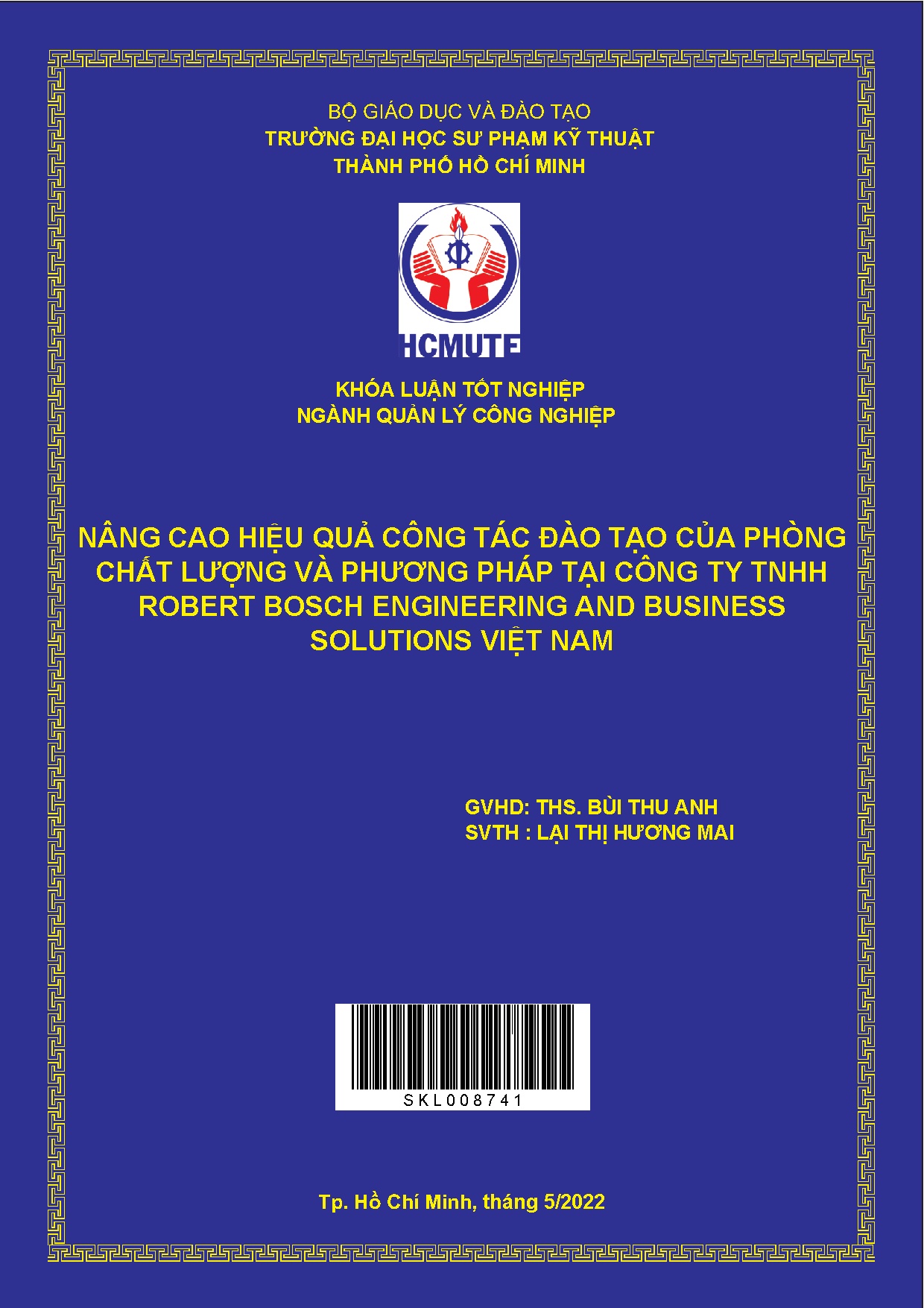 Đồ án tốt nghiệp - Nâng cao hiệu quả công tác đào tạo của phòng chất lượng và phương PTCTTRBEABSVN