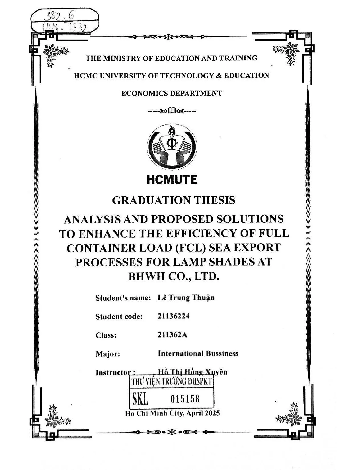 Đồ án tốt nghiệp - Analysis and proposed solutions to enhance the efficiency of full CL ( SEPFLSABCL