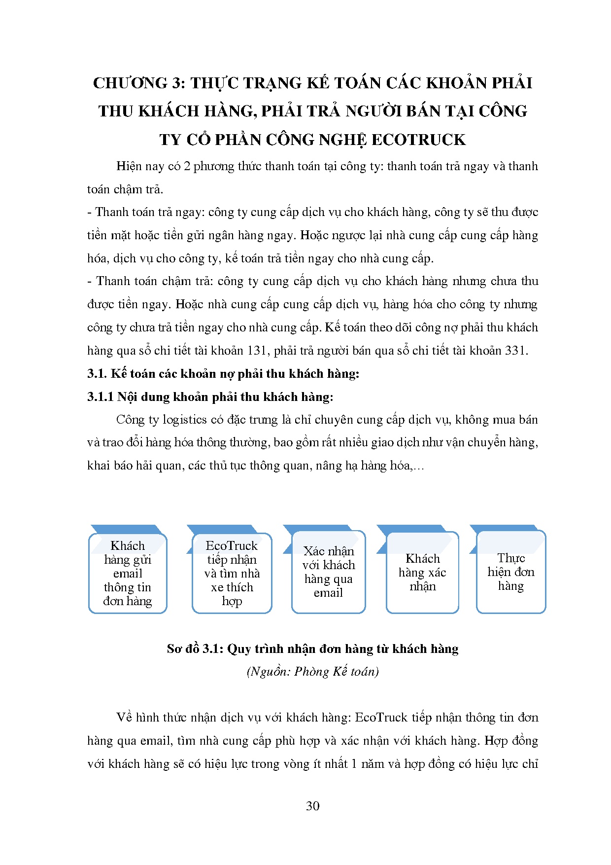 Đồ án tốt nghiệp - Hoàn thiện công tác kế toán phải thu khách hàng và phải trả người bán tại CTCPCNE - Trang 40