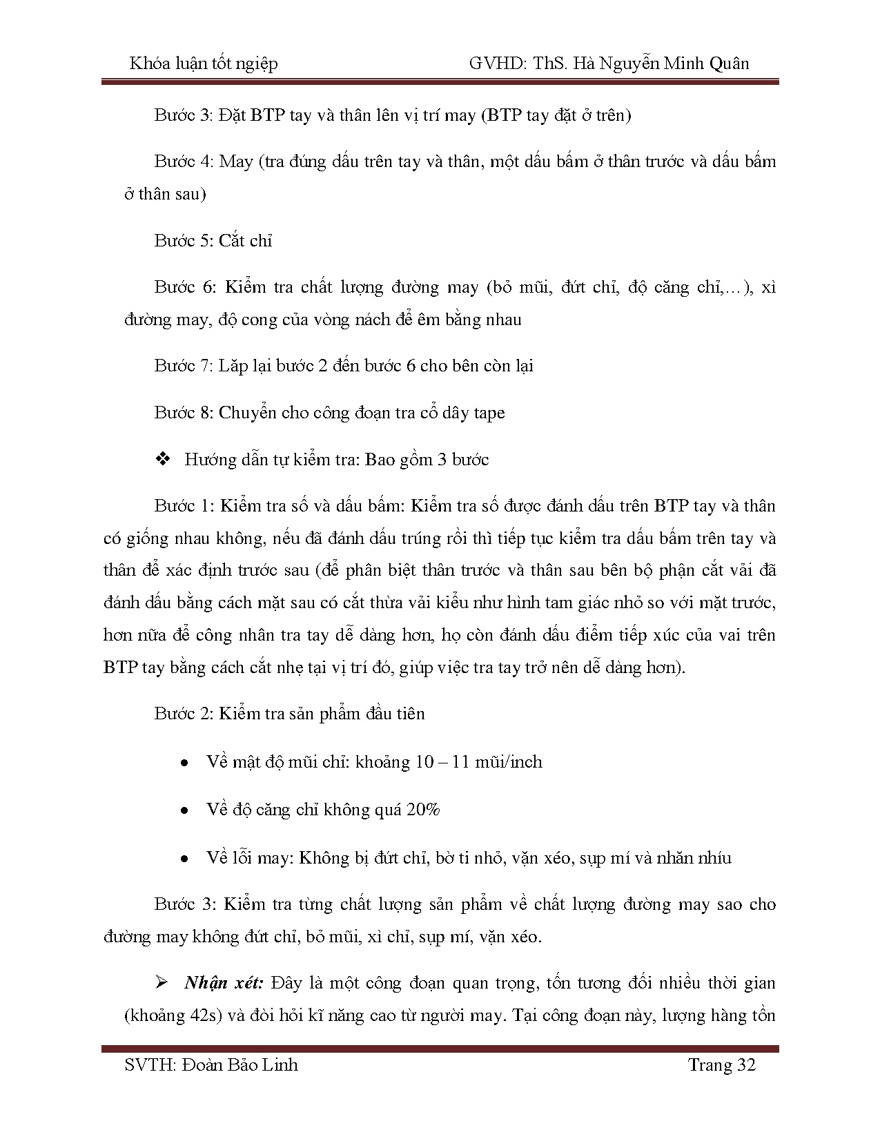 Đồ án tốt nghiệp - Phân tích thực trạng hoạt động sản xuất tại Công ty TNHH Asia GMVN ( HS - C 1 - Trang 43