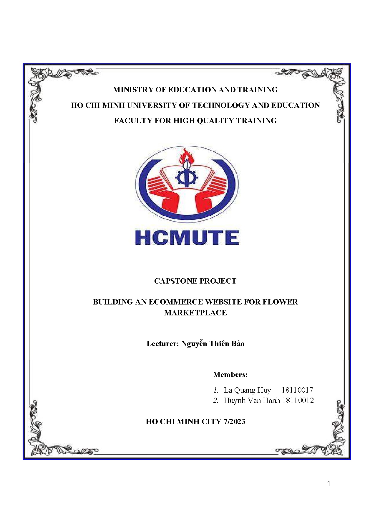 Đồ án tốt nghiệp - Building an ecommerce website for Flower Marketplace