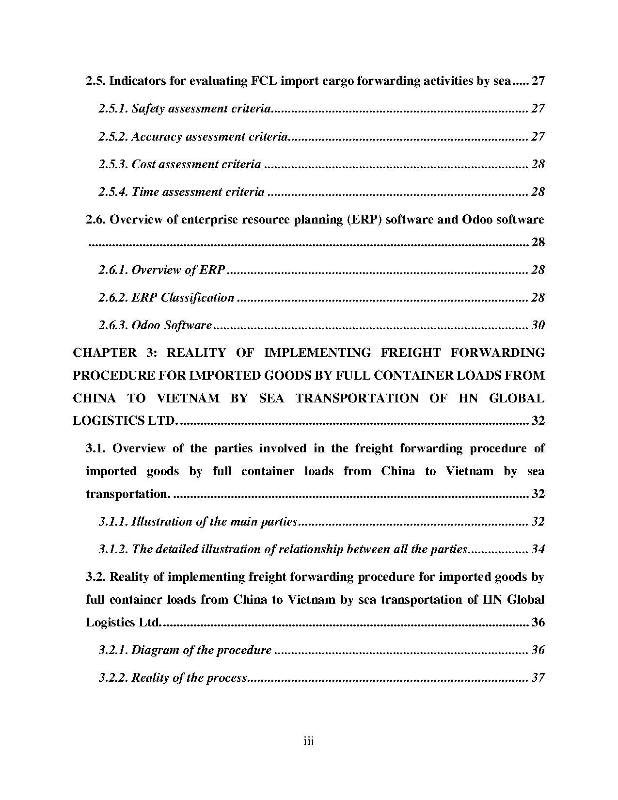 Đồ án tốt nghiệp - Completing the freight forwarding procedure for imported goods by FCLFCTVBSTOHGLL - Trang 4