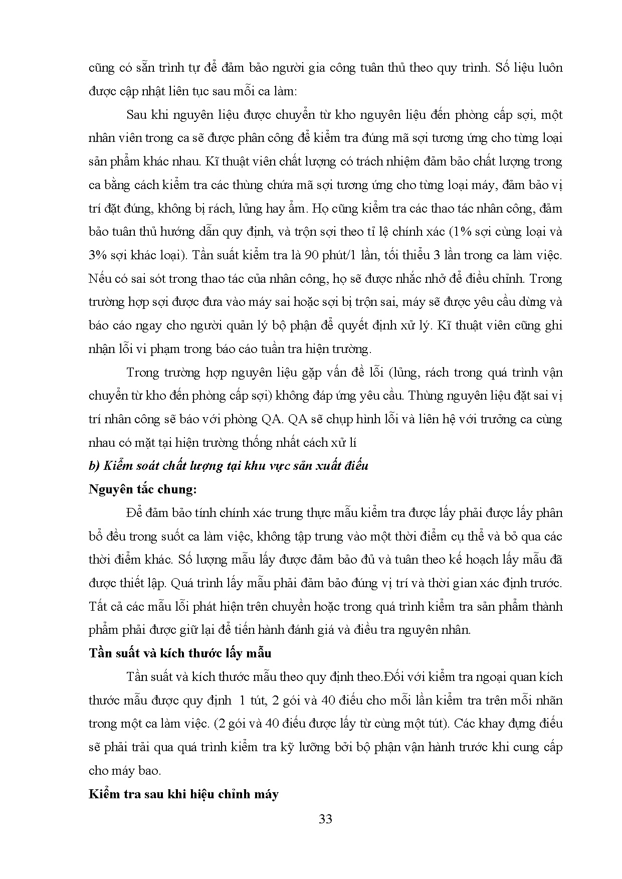 Đồ án tốt nghiệp - Nâng cao hiệu quả công tác kiểm soát chất lượng tại Công ty TNHH Liên doanh V - Trang 44