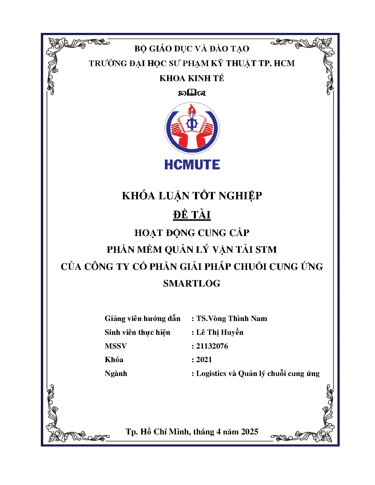 Đồ án tốt nghiệp - Hoạt động cung cấp phần mềm quản lý vận tải STM của Công ty Cổ phần Giải PCCỨS