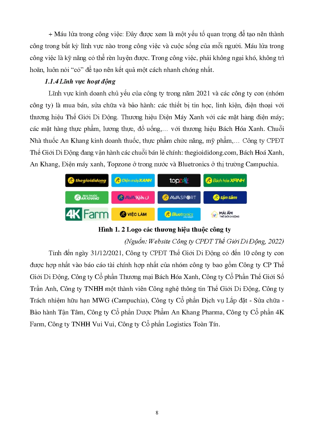 Đồ án tốt nghiệp - Hoàn thiện chế độ đãi ngộ nhân sự tại chuỗi nhà thuốc An Khang thuộc CTCPĐTTGDĐ ( - Trang 17