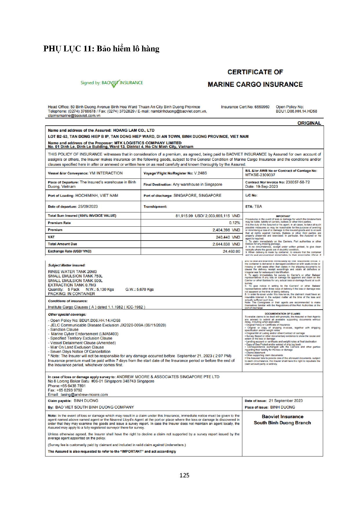 Ảnh một số trang tài liệu