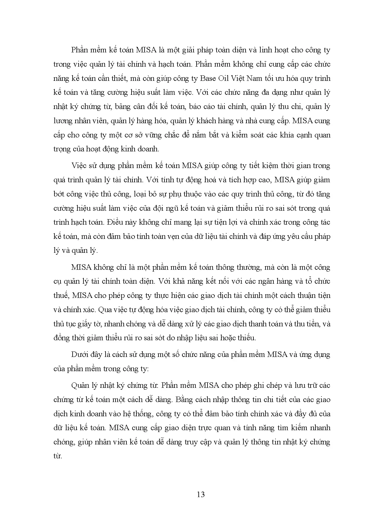 Đồ án tốt nghiệp - Kế toán doanh thu, chi phí và xác định kết quả kinh doanh tại Công ty CPĐTXNKBOVN - Trang 26