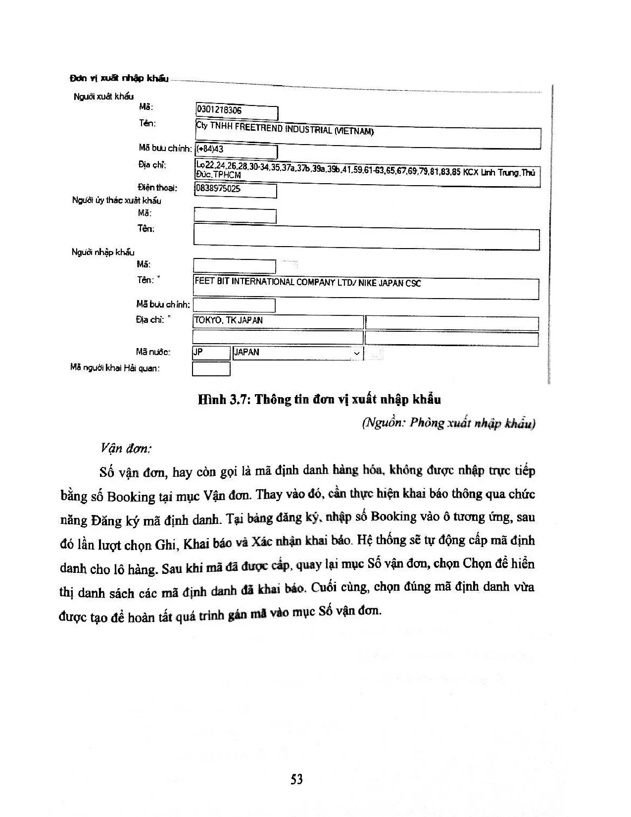 Đồ án tốt nghiệp - Hoàn thiện quy trình xuất khẩu hàng gia công đường biển tại công ty TNHH FIVN - Trang 65