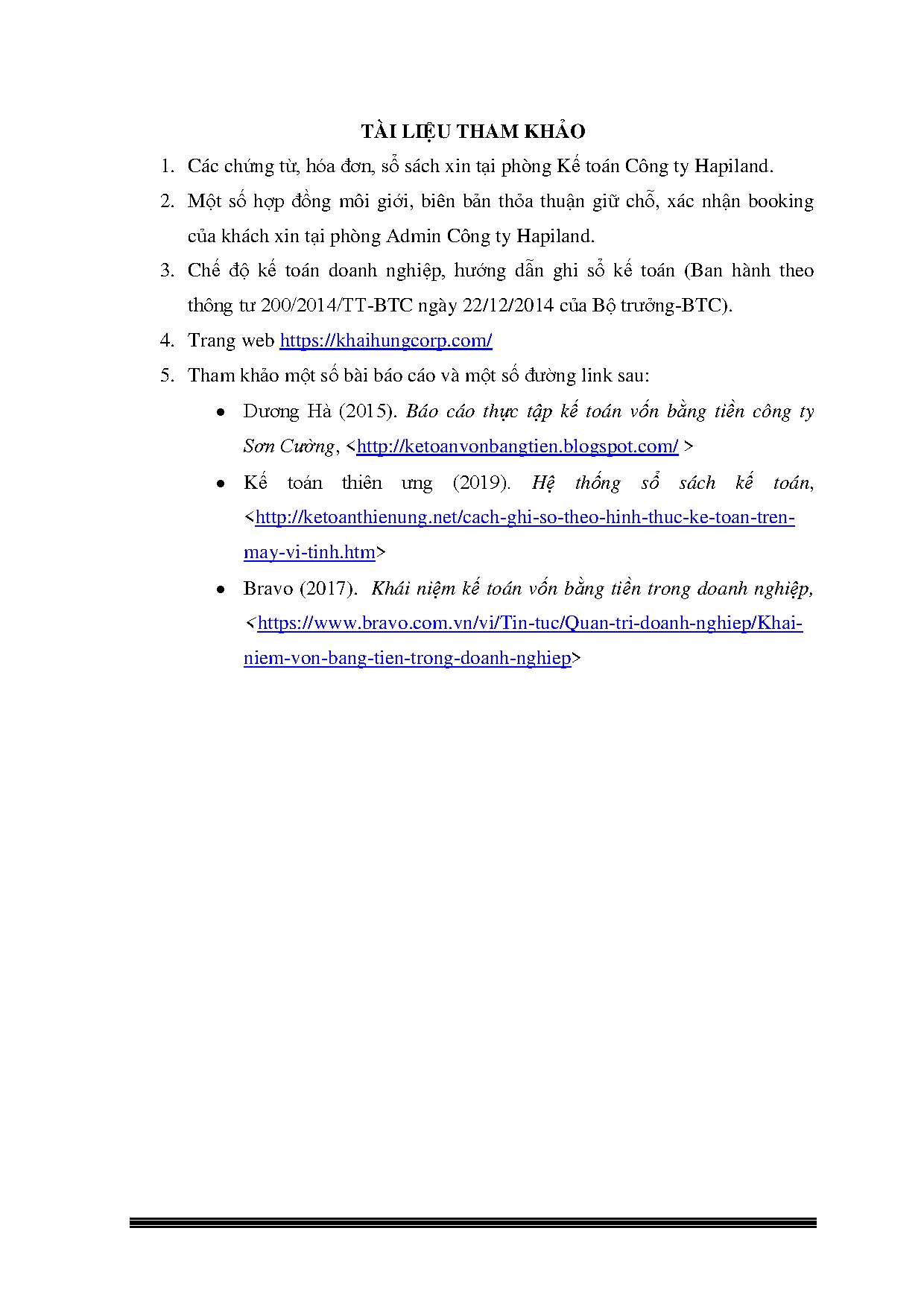 Ảnh một số trang tài liệu