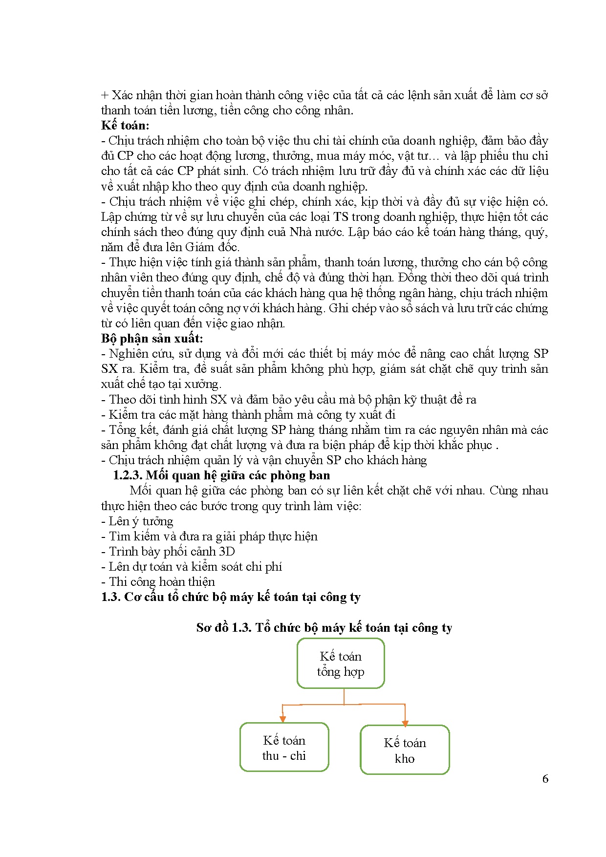 Đồ án tốt nghiệp - Kế toán tập hợp chi phí sản xuất và tính giá thành sản phẩm tai Công ty TNHH FD - Trang 19