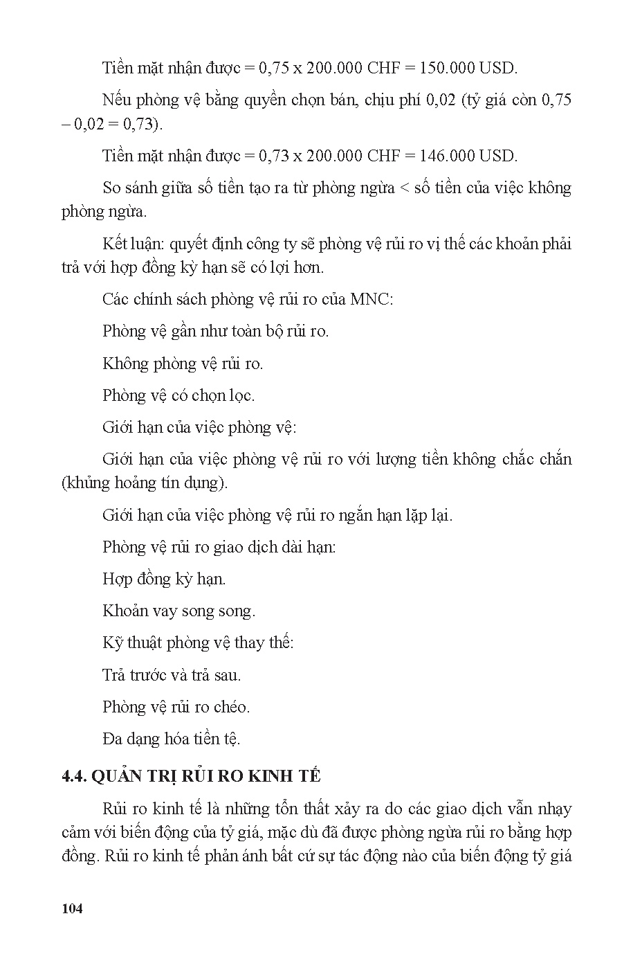 Giáo trình tài chính quốc tế (HCMUTE) - Trang 105