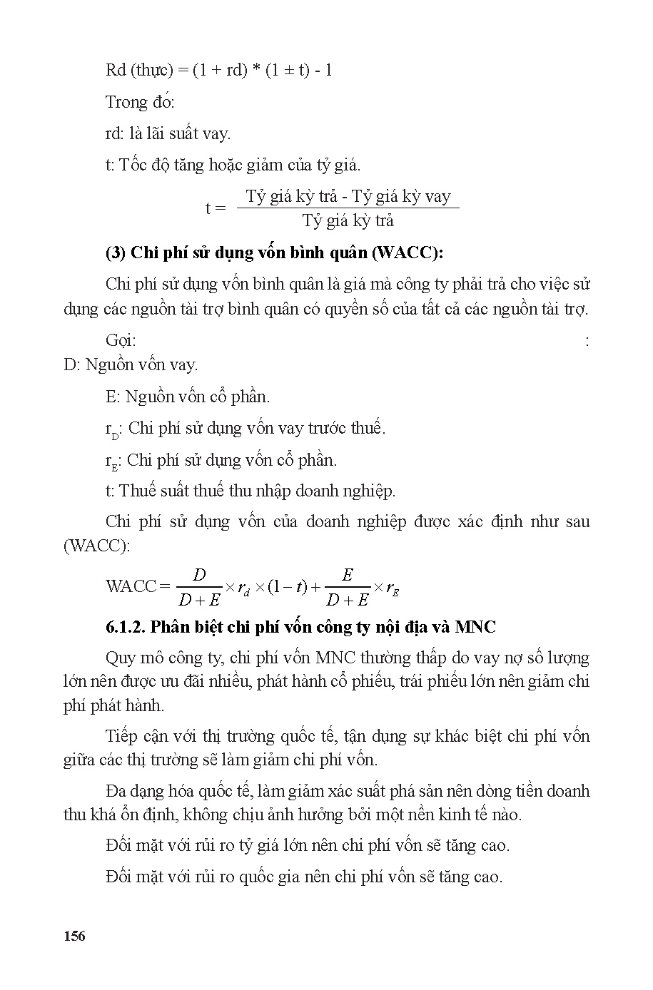 Giáo trình tài chính quốc tế (HCMUTE) - Trang 157