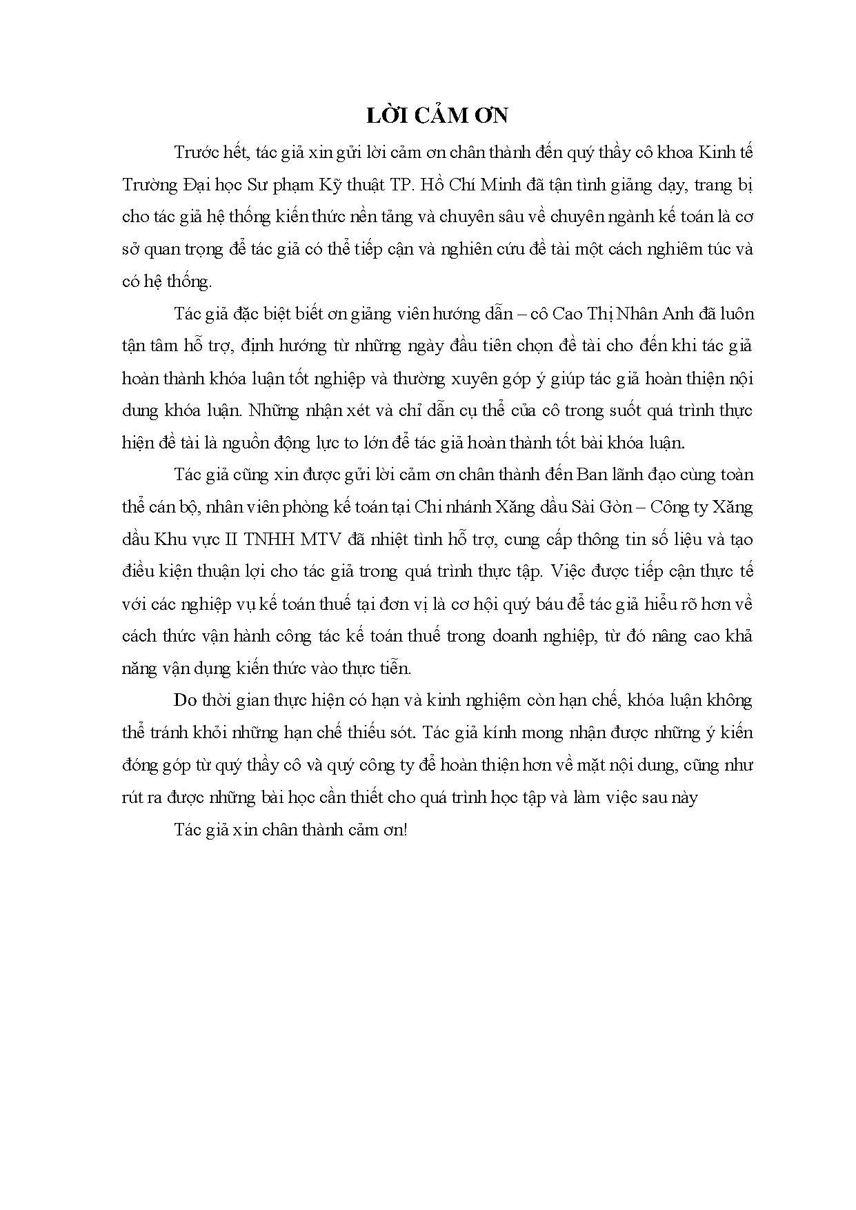 Đồ án tốt nghiệp - Kế toán thuế giá trị gia tăng và thuế bảo vệ môi trường tại CNXDSG - CTXDKVITMTV - Trang 3