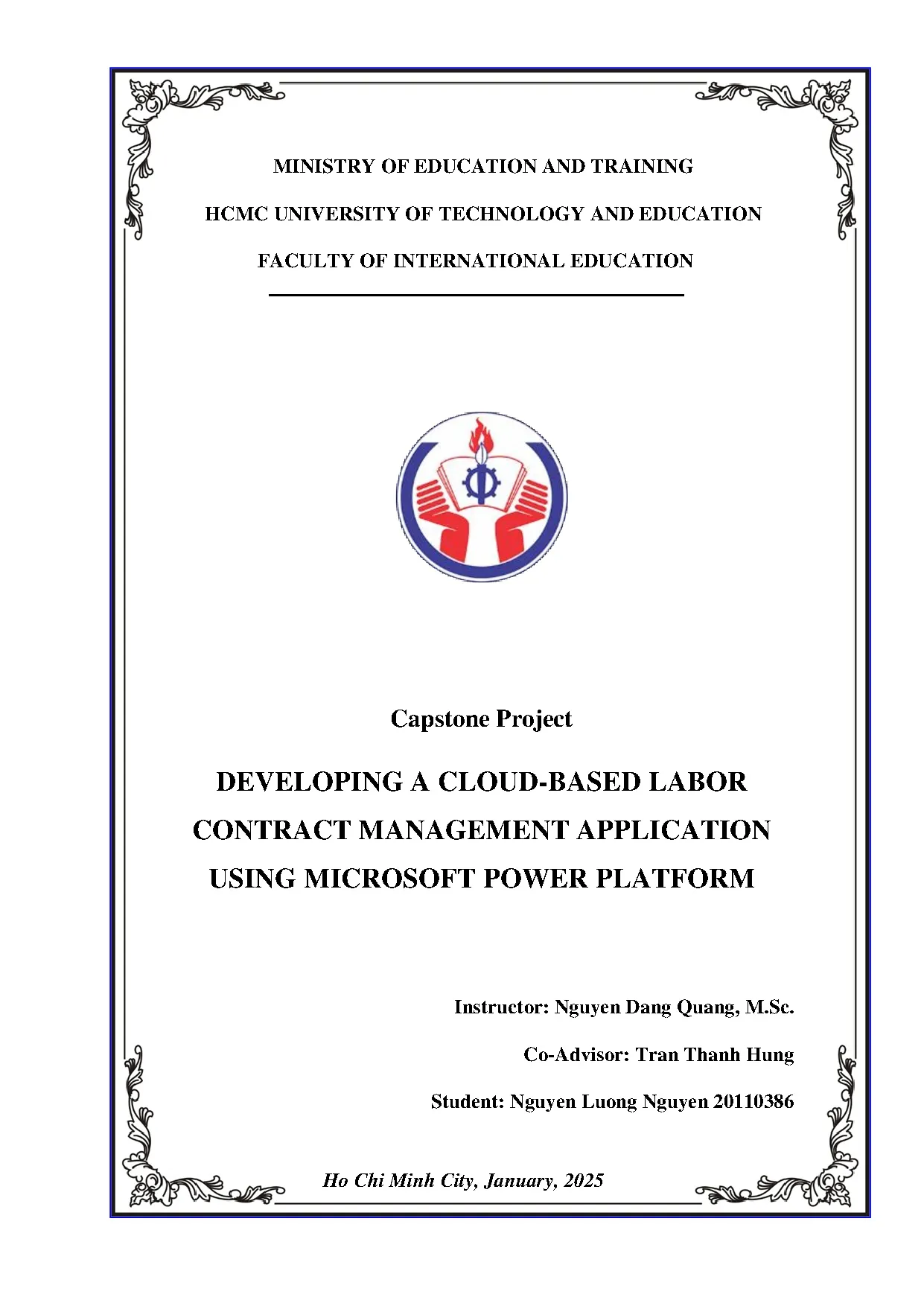 Đồ án tốt nghiệp - Developing a cloud-based labor contract management application using microsoft PP