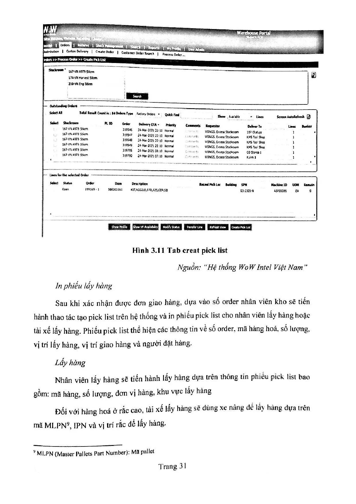 Đồ án tốt nghiệp - Hoàn thiện công tác xuất khẩu kho sản xuất tại công ty TNHH Schenker Việt Nam - Trang 37