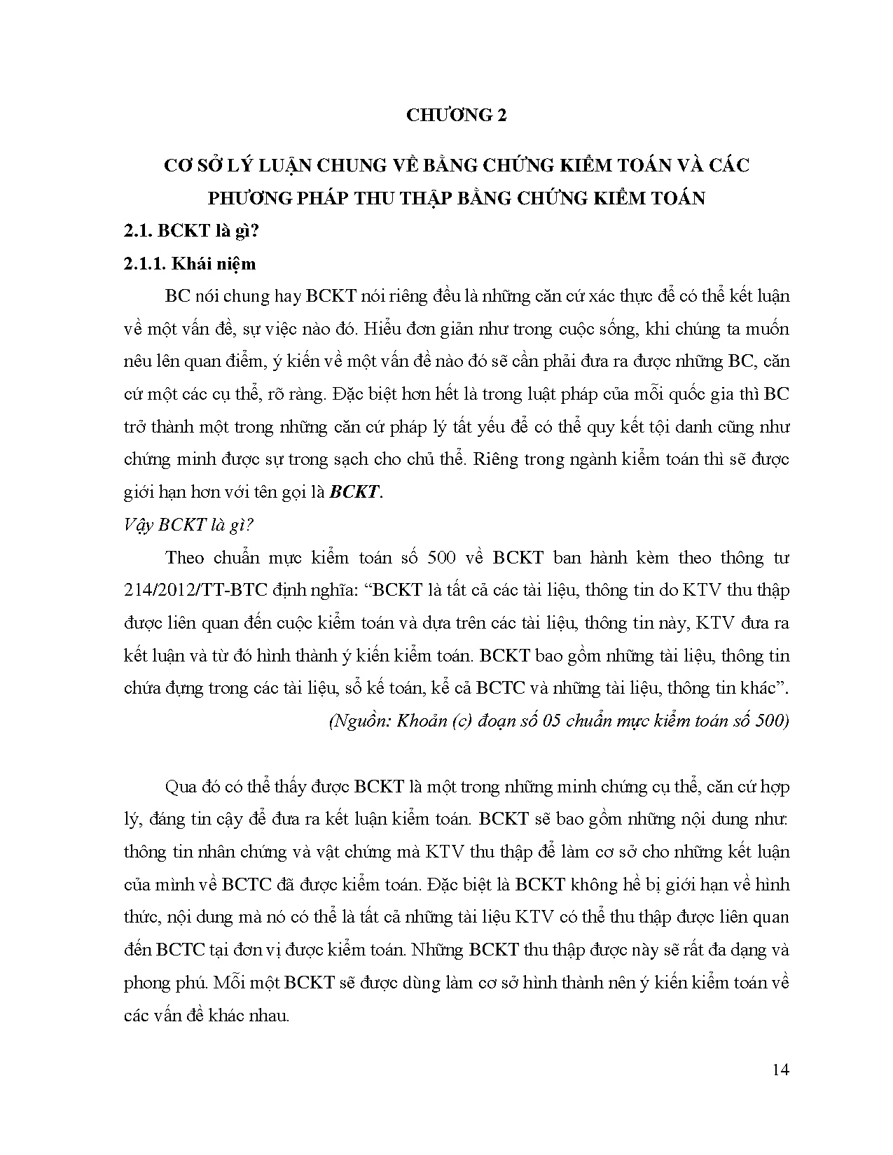 Đồ án tốt nghiệp - Phương pháp thu thập bằng chứng kiểm toán trong kiểm toán báo CTC ( CTTNHHTVKTT - Trang 23