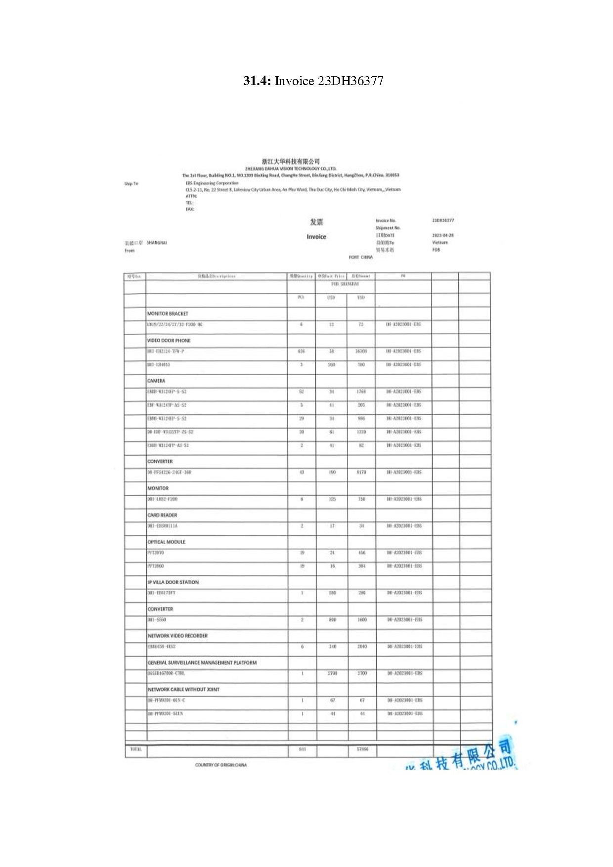 Đồ án tốt nghiệp - Kế toán công nợ tại Công ty cổ phần kỹ thuật EBS - Trang 144