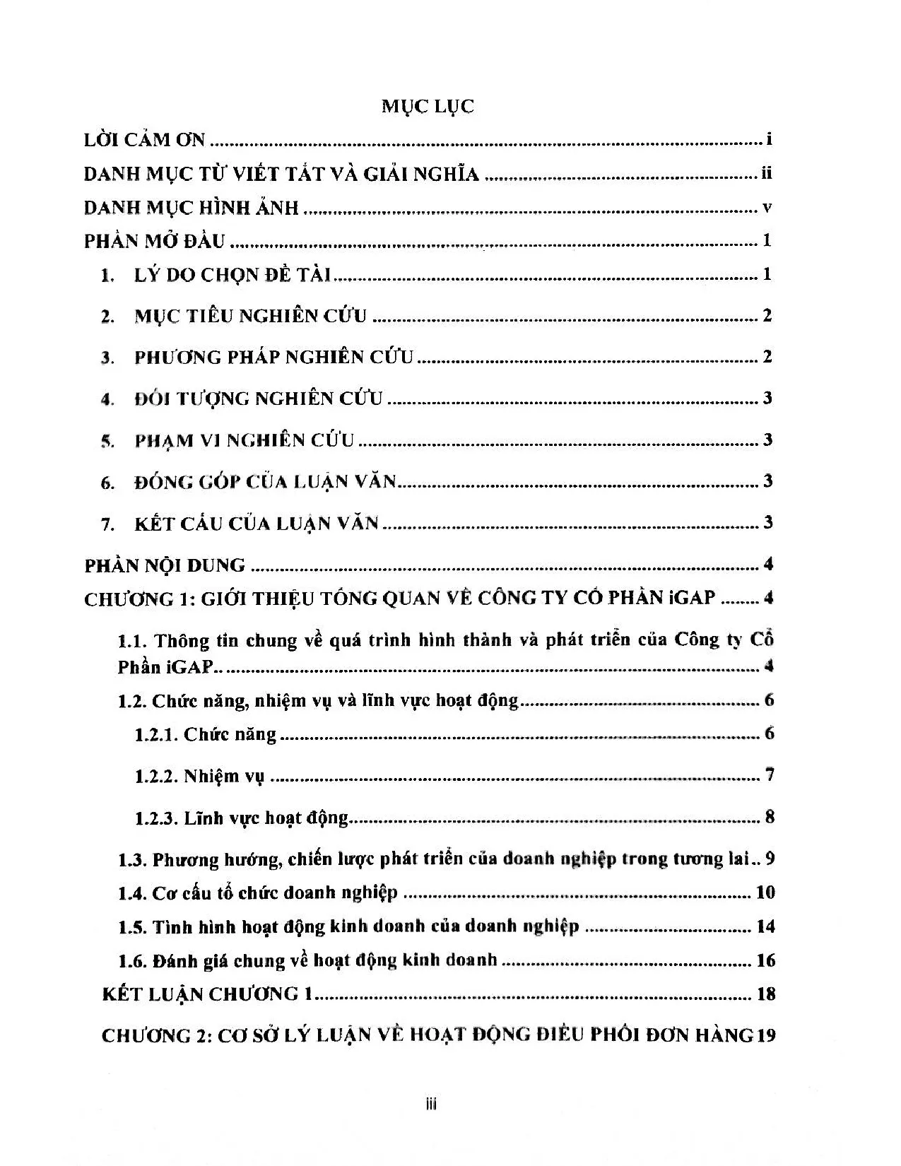 Đồ án tốt nghiệp - Giải pháp hoàn thiện hoạt động điều phối đơn hàng tại công ty cổ phần IGAP - Trang 2