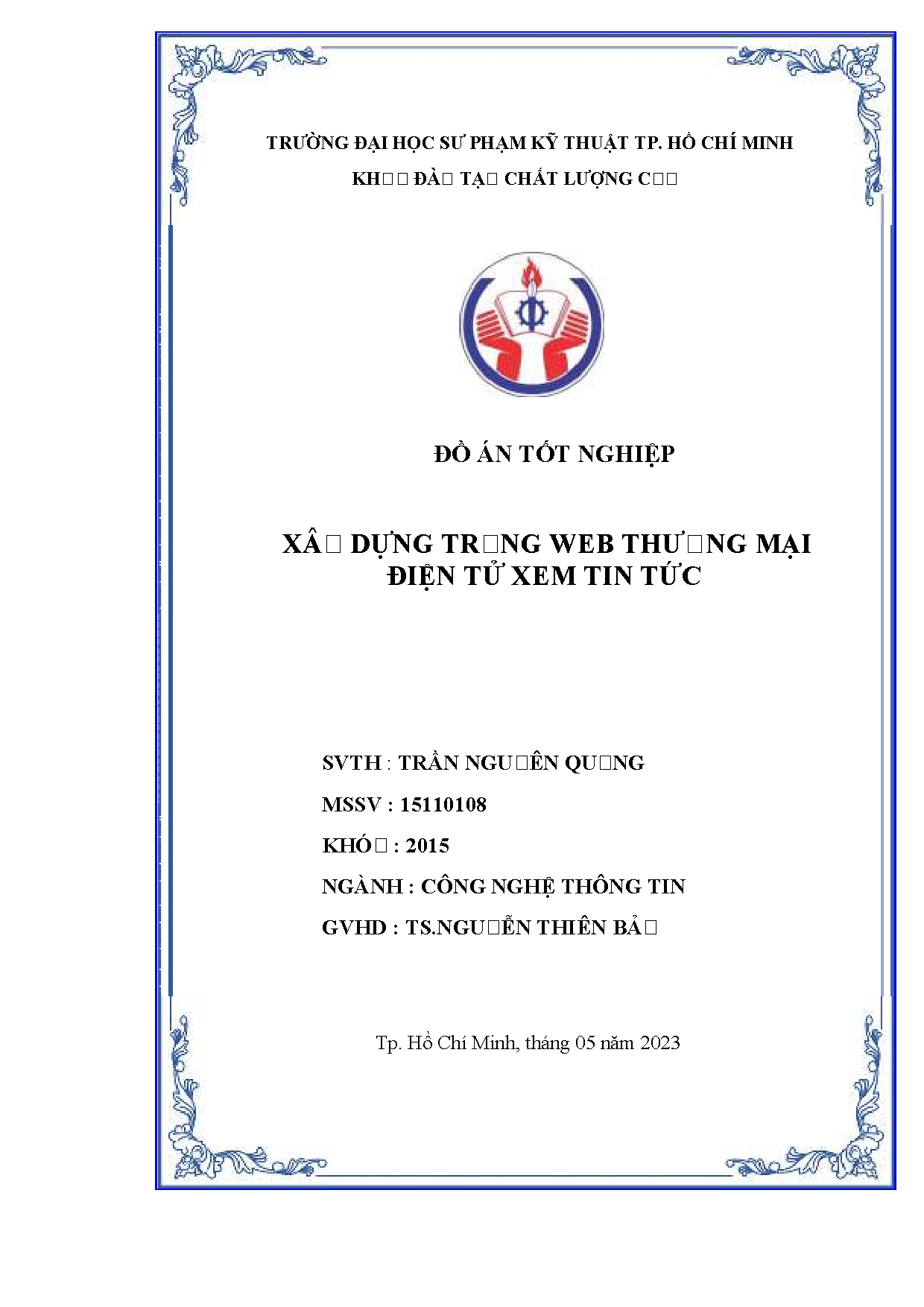 Đồ án tốt nghiệp - Xây dựng trang web thương mại điện tử xem tin tức