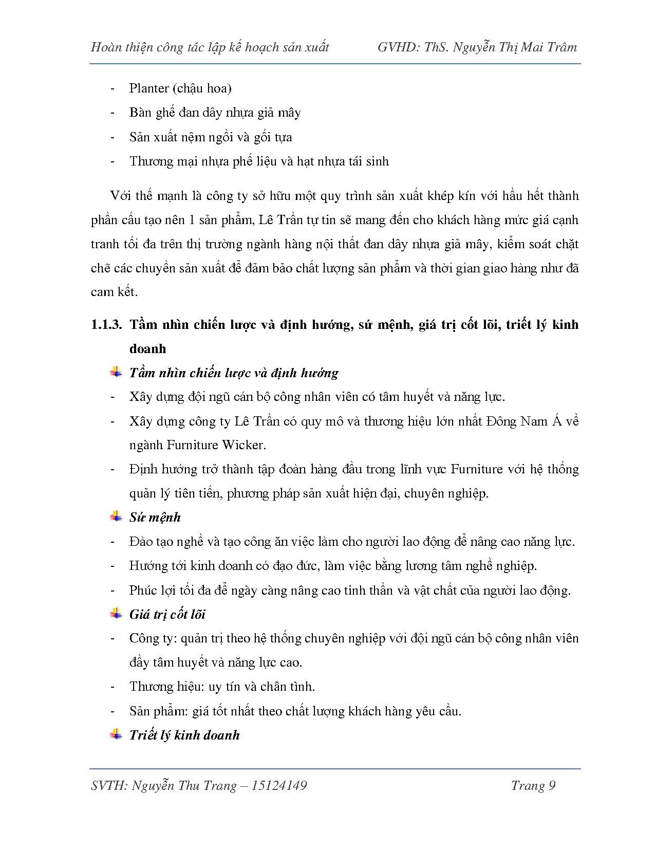 Đồ án tốt nghiệp - Hoàn thiện công tác lập kế hoạch sản xuất và áp dụng hệ thống TTQTSXHTCTLKHSX - Trang 20