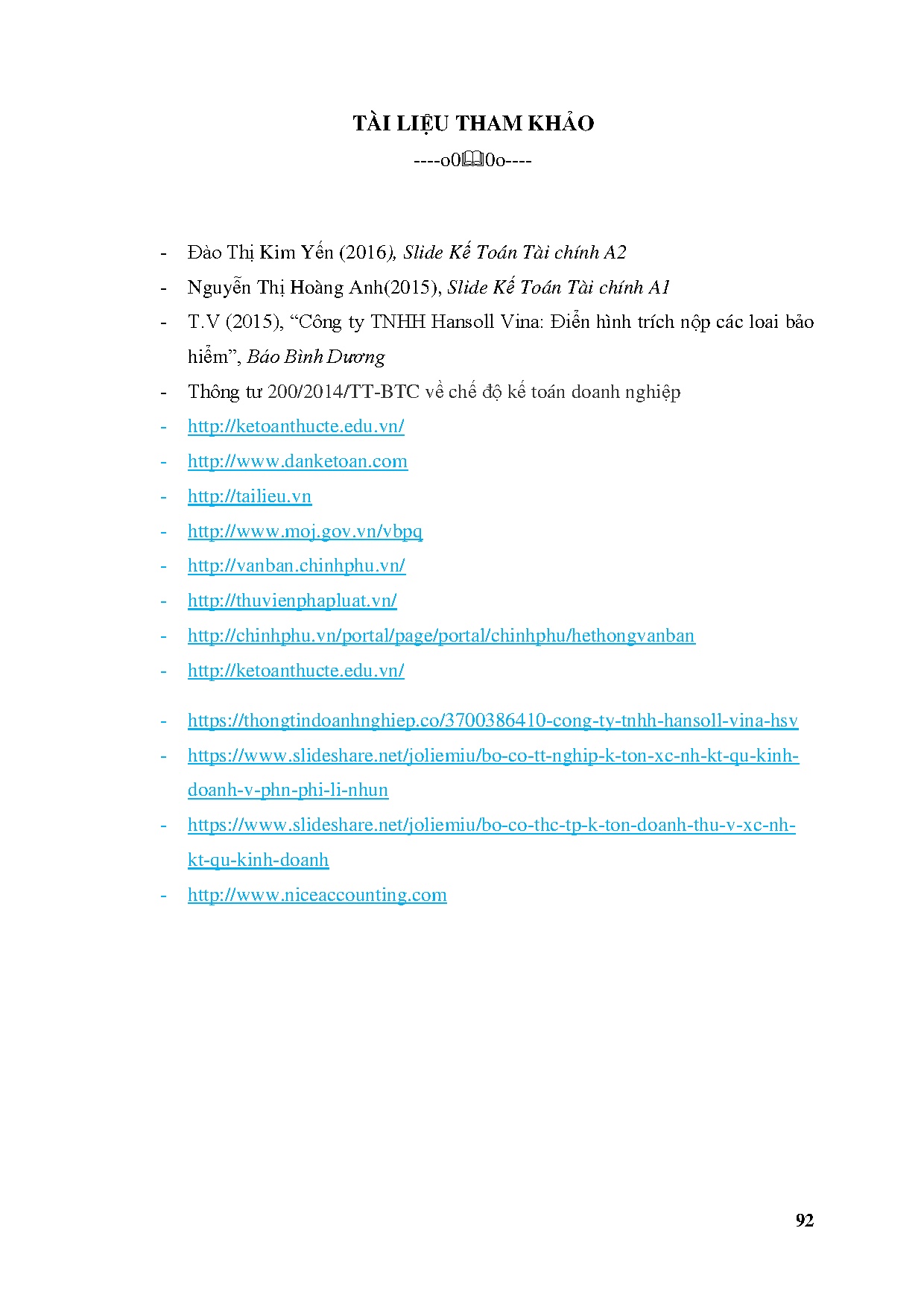 Ảnh một số trang tài liệu