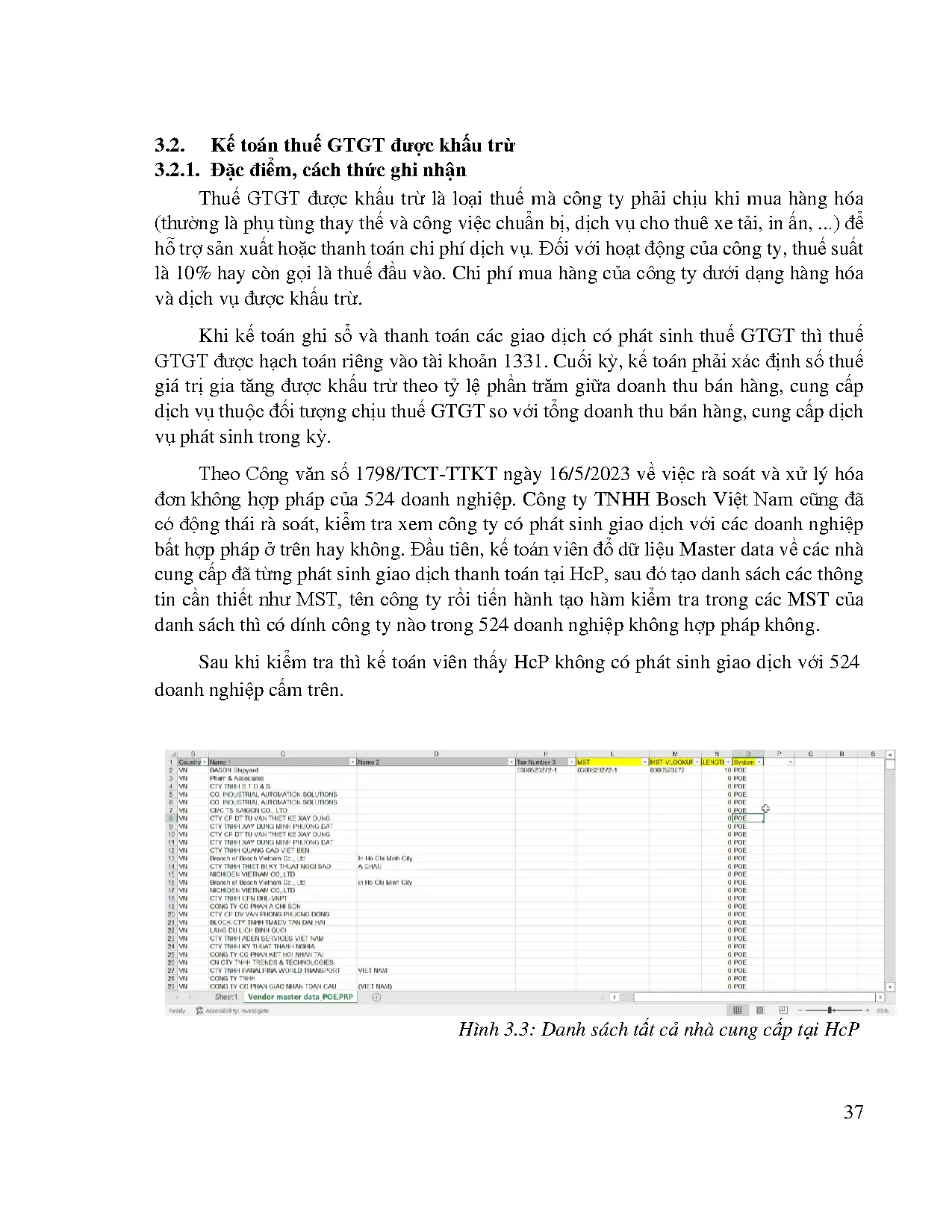 Đồ án tốt nghiệp - Kế toán các khoản phải thu khách hàng, phải trả người bán và các khoản TGTCTTBVN - Trang 52