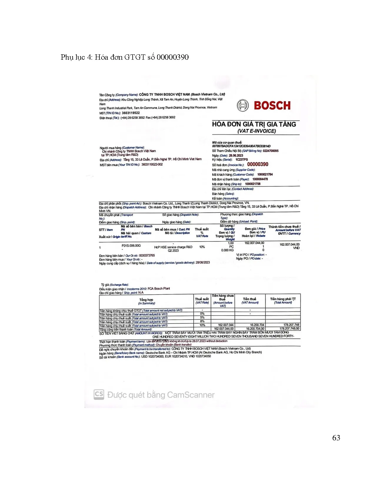 Đồ án tốt nghiệp - Kế toán các khoản phải thu khách hàng, phải trả người bán và các khoản TGTCTTBVN - Trang 78