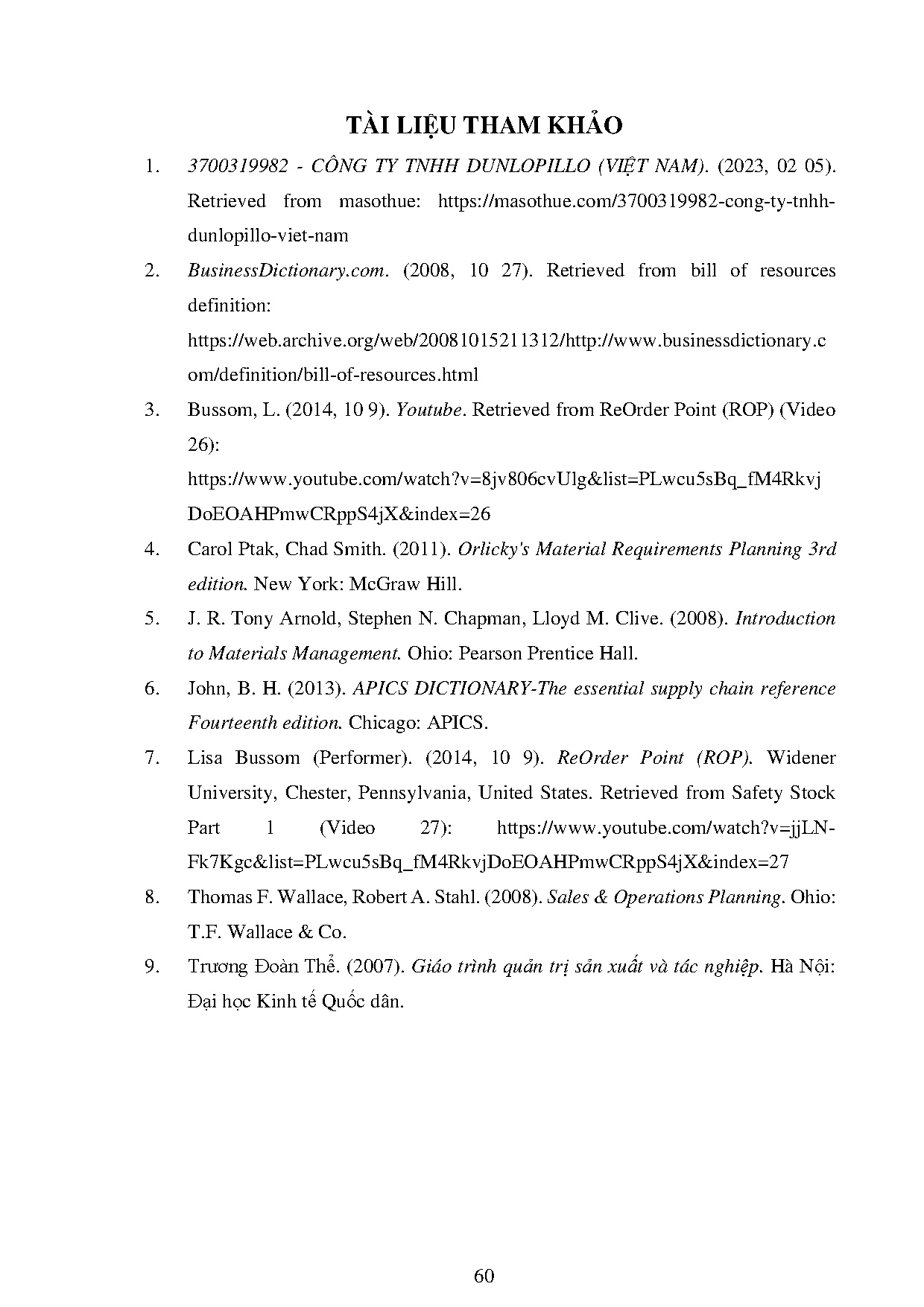 Ảnh một số trang tài liệu