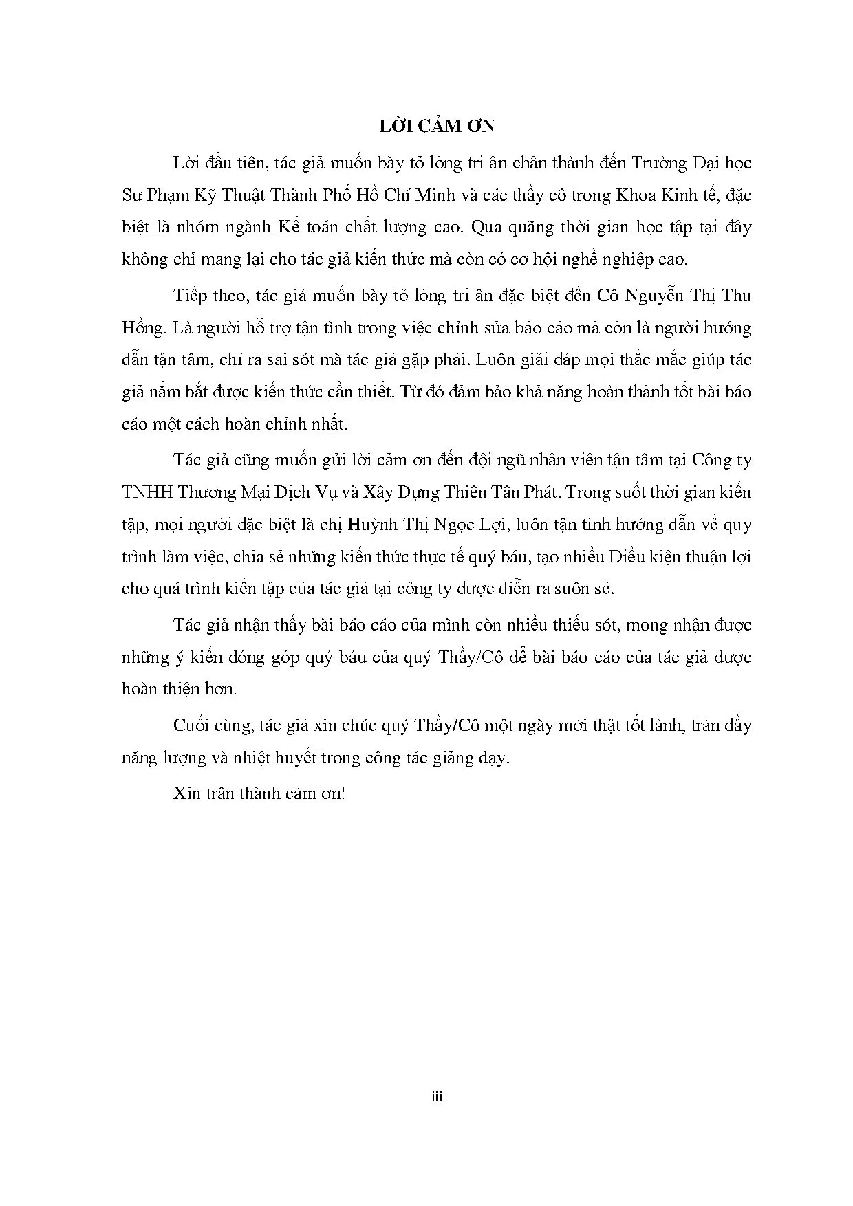 Đồ án tốt nghiệp - Công tác kế toán thuế GTGT và thuế TNDN tại Công Ty TNHH Thương Mại Dịch VVXDTTP - Trang 3