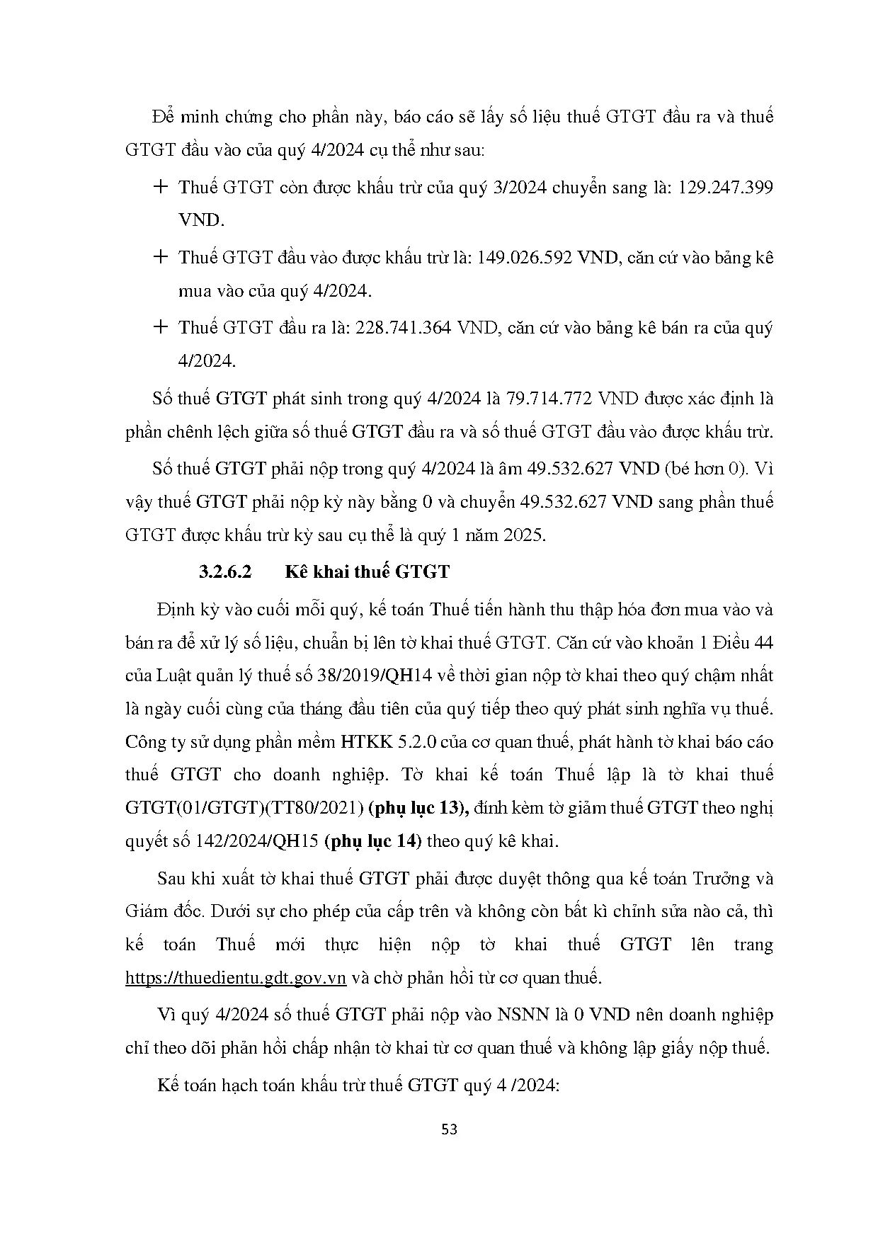 Đồ án tốt nghiệp - Công tác kế toán thuế GTGT và thuế TNDN tại Công Ty TNHH Thương Mại Dịch VVXDTTP - Trang 63