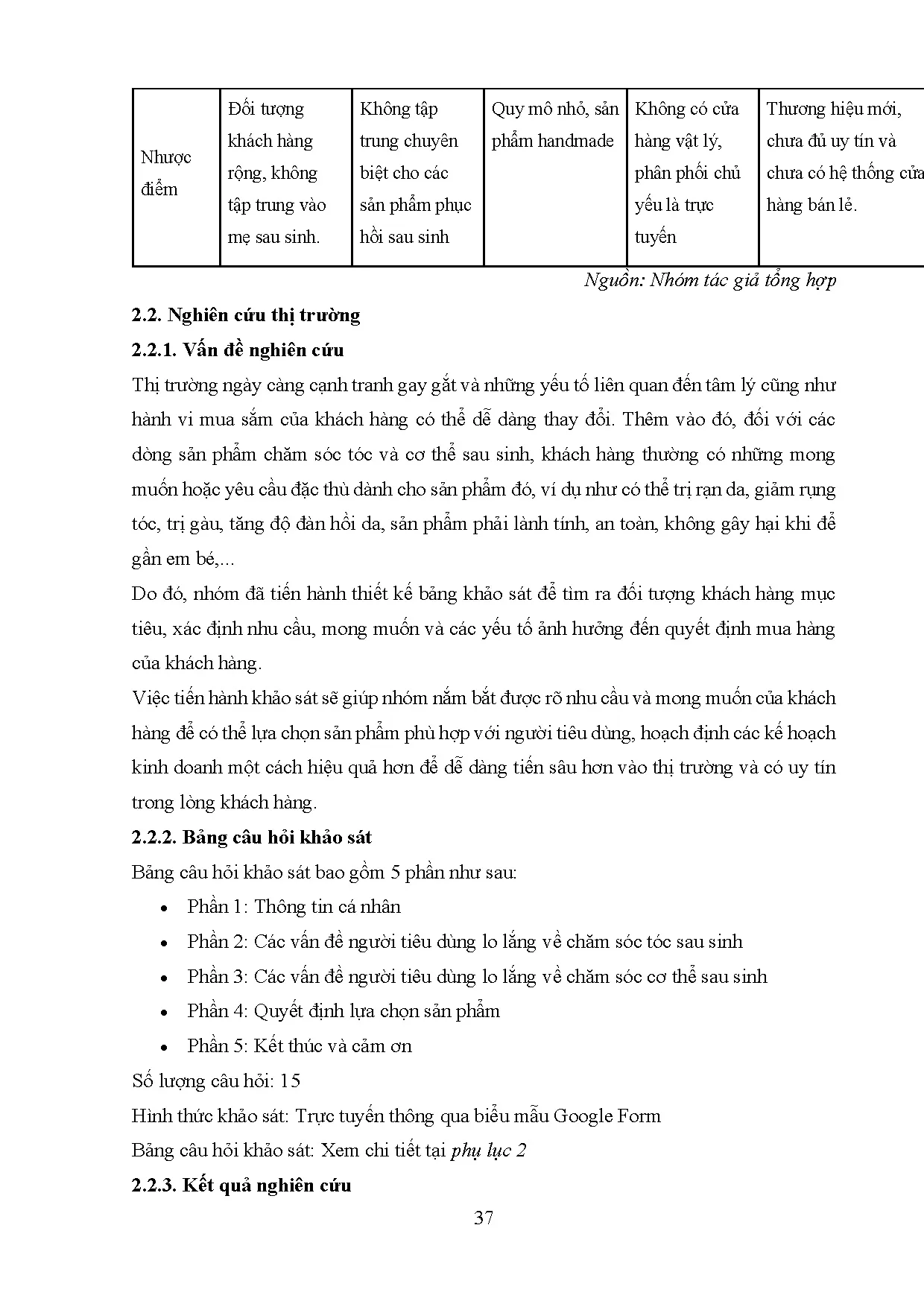 Đồ án tốt nghiệp - Xây dựng dự án kinh doanh mỹ phẩm thiên nhiên Mộc Nhiên dành cho phụ nữ sau sinh - Trang 56