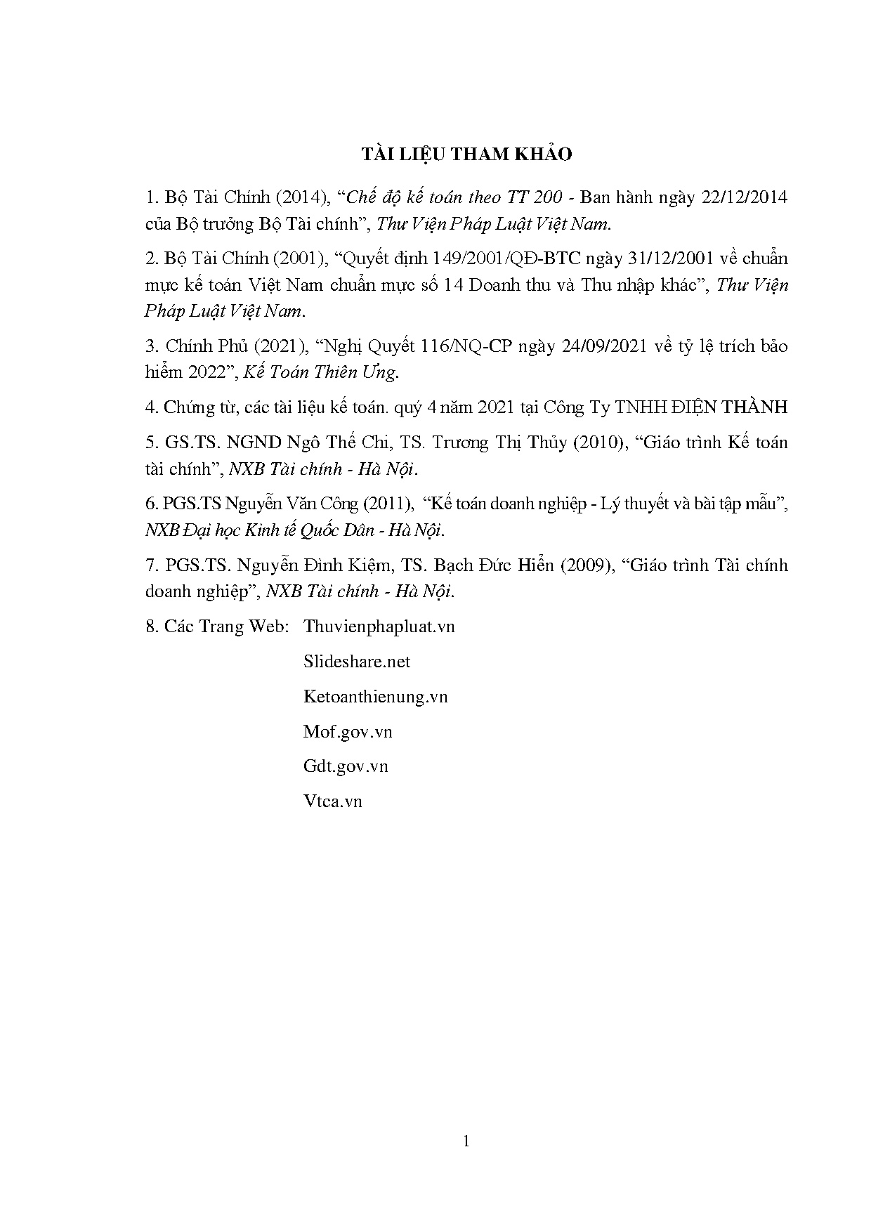 Ảnh một số trang tài liệu