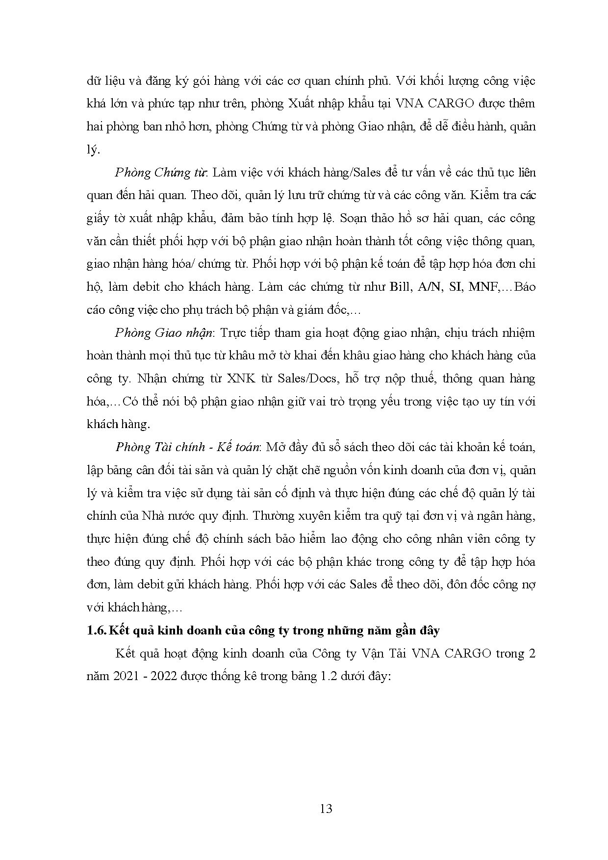 Đồ án tốt nghiệp - Hoàn thiện hoạt động giao nhận hàng nhập khẩu bằng đường hàng không tại CTTVTVC - Trang 25