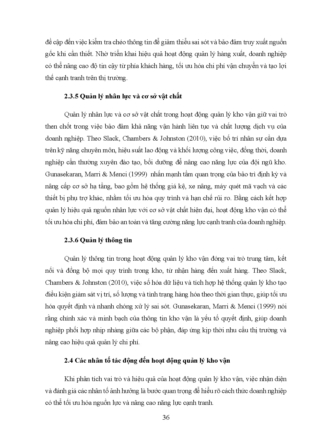 Đồ án tốt nghiệp - Hoàn thiện hoạt động quản lý kho vận nhà máy Nestlé Bình An - Trang 51
