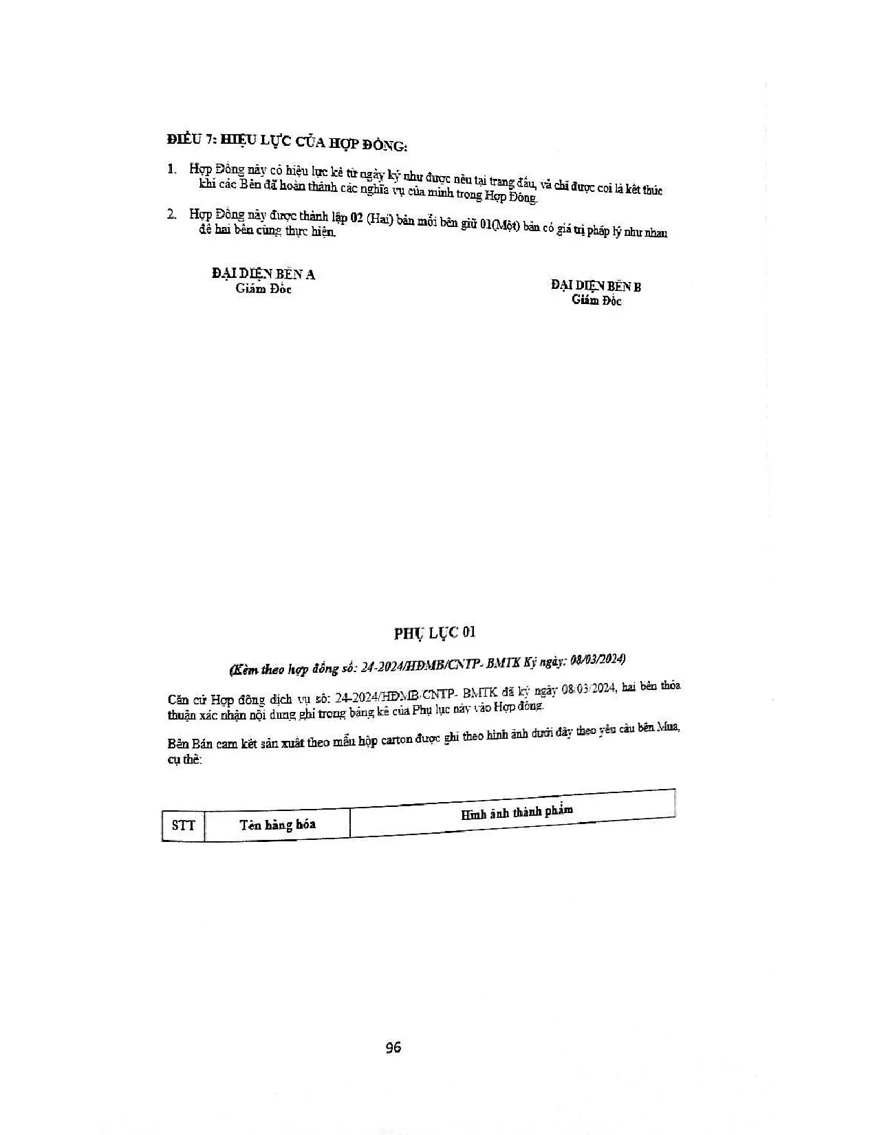 Đồ án tốt nghiệp - Hoàn thiện hoạt động mua hàng tại công ty cổ phần nghệ thuật kiến trúc - Trang 100