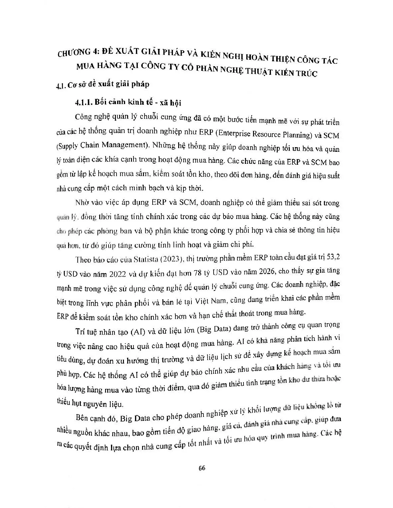 Đồ án tốt nghiệp - Hoàn thiện hoạt động mua hàng tại công ty cổ phần nghệ thuật kiến trúc - Trang 75