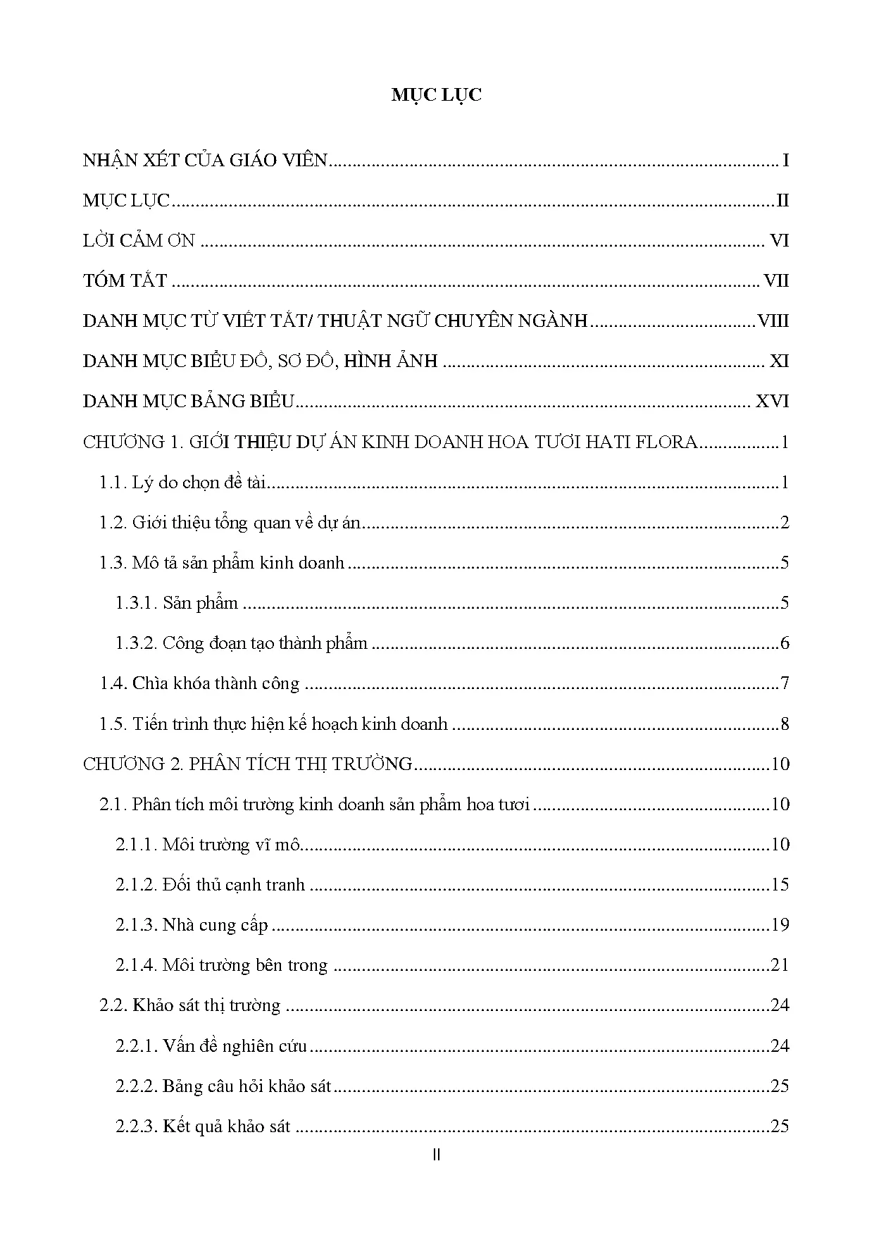 Đồ án tốt nghiệp - Xây dựng và phát triển mô hình kinh doanh hoa tươi trực tuyến Hati Flora - Trang 3