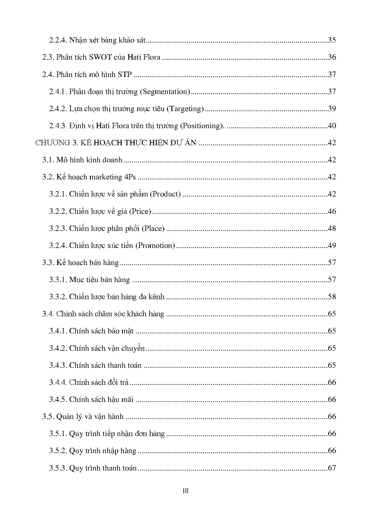 Đồ án tốt nghiệp - Xây dựng và phát triển mô hình kinh doanh hoa tươi trực tuyến Hati Flora - Trang 4